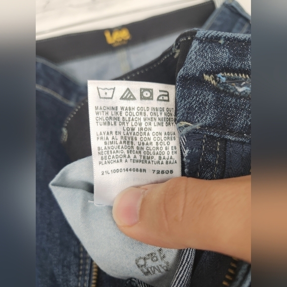 Lee Carpenter Loose Fit Straight Leg Quartz Stone Jeans 48x28 - Picture 10 of 10